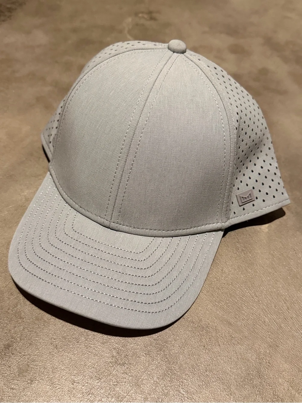 Melin Light Gray Golf Hat